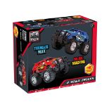 132 X MEGA MONSTER TRUCKS (2 PACK) - FRICTION POWER