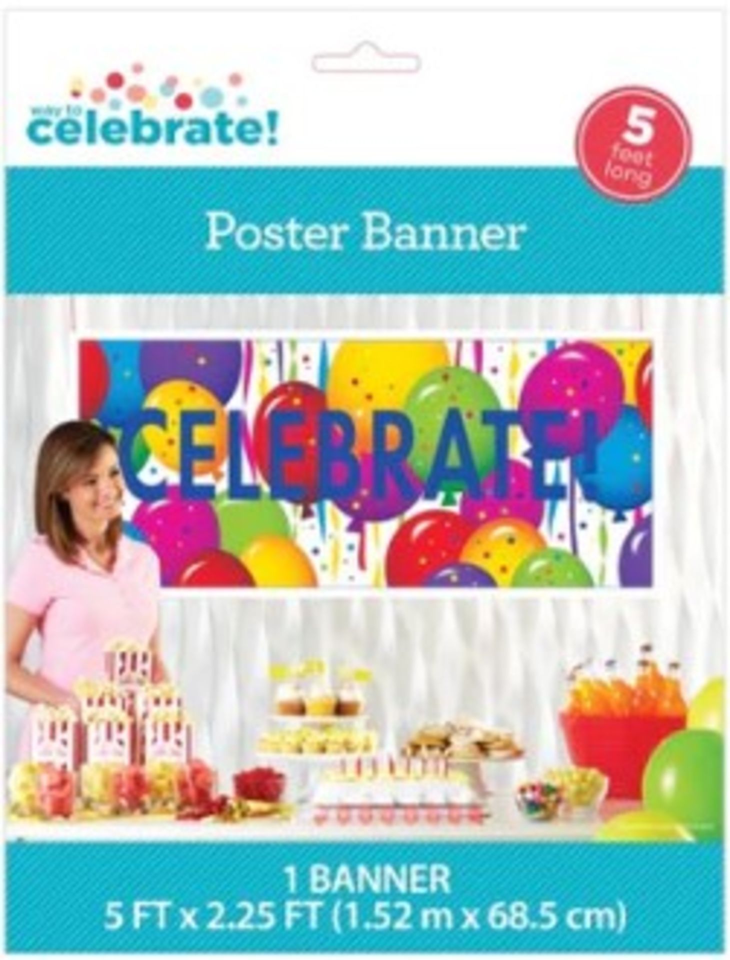 1000 COLOURFUL BIRTHDAY BANNERS FOR PARTIES - RANGE OF DESIGNS, RRP £10,000 - Image 2 of 5