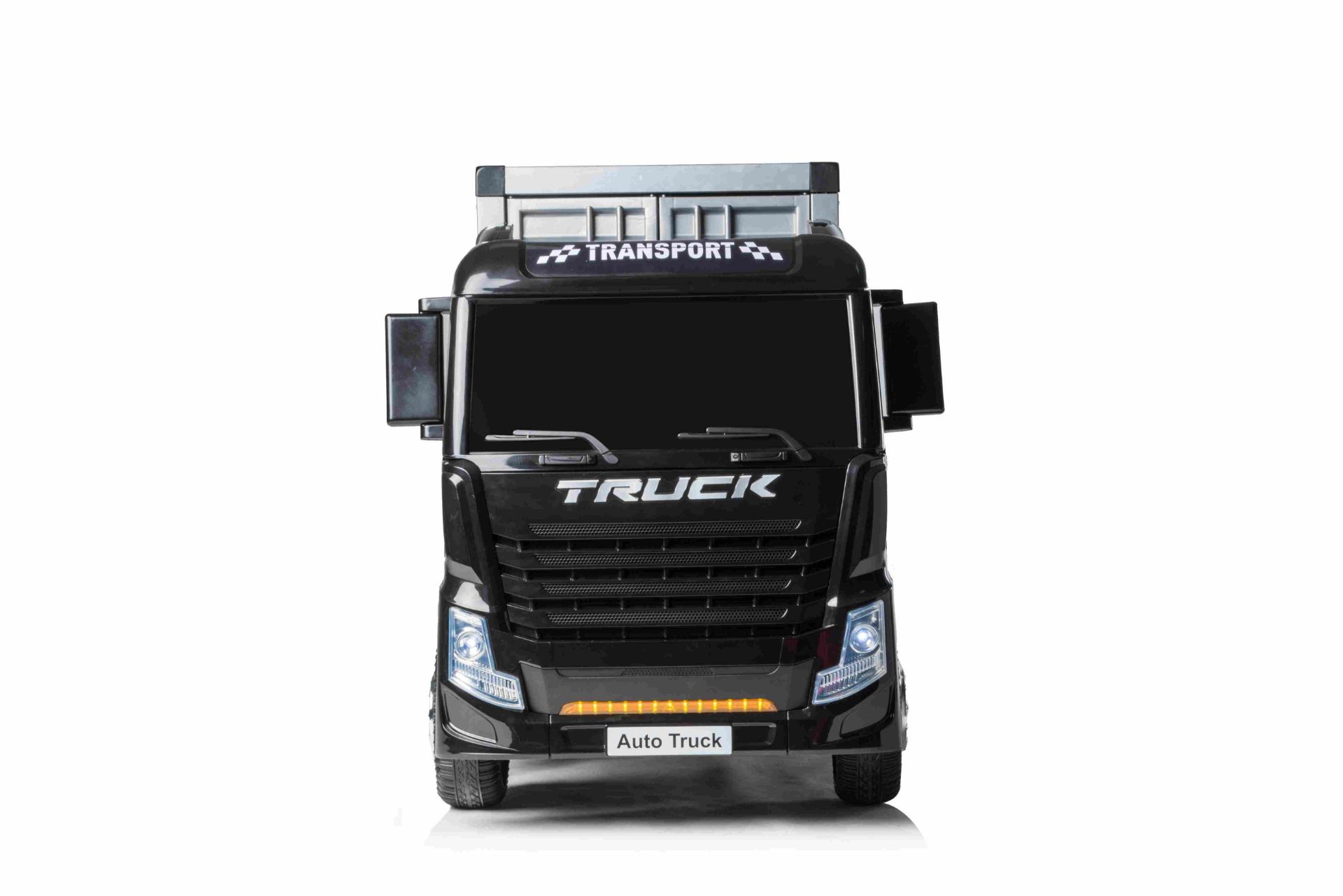 RIDE ON TRUCK WITH DETACHABLE CONTAINER AND PARENTAL REMOTE CONTROL 12V 4 WHEEL DRIVE JJ2011 - BLACK - Image 2 of 5