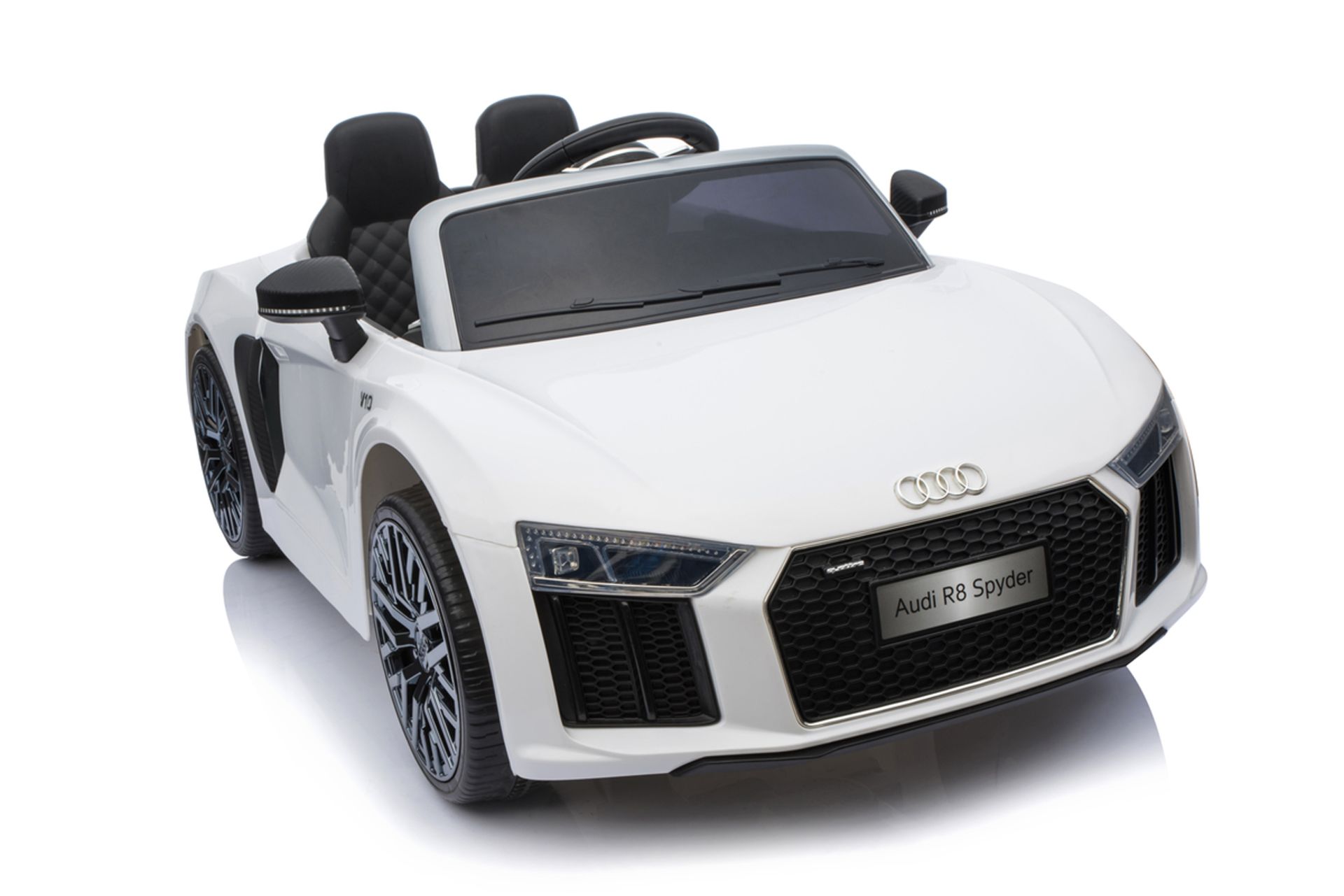 RIDE ON FULLY LICENSED AUDI R8 SPYDER 6V WITH PARENTAL REMOTE CONTROL - WHITE - Image 3 of 8