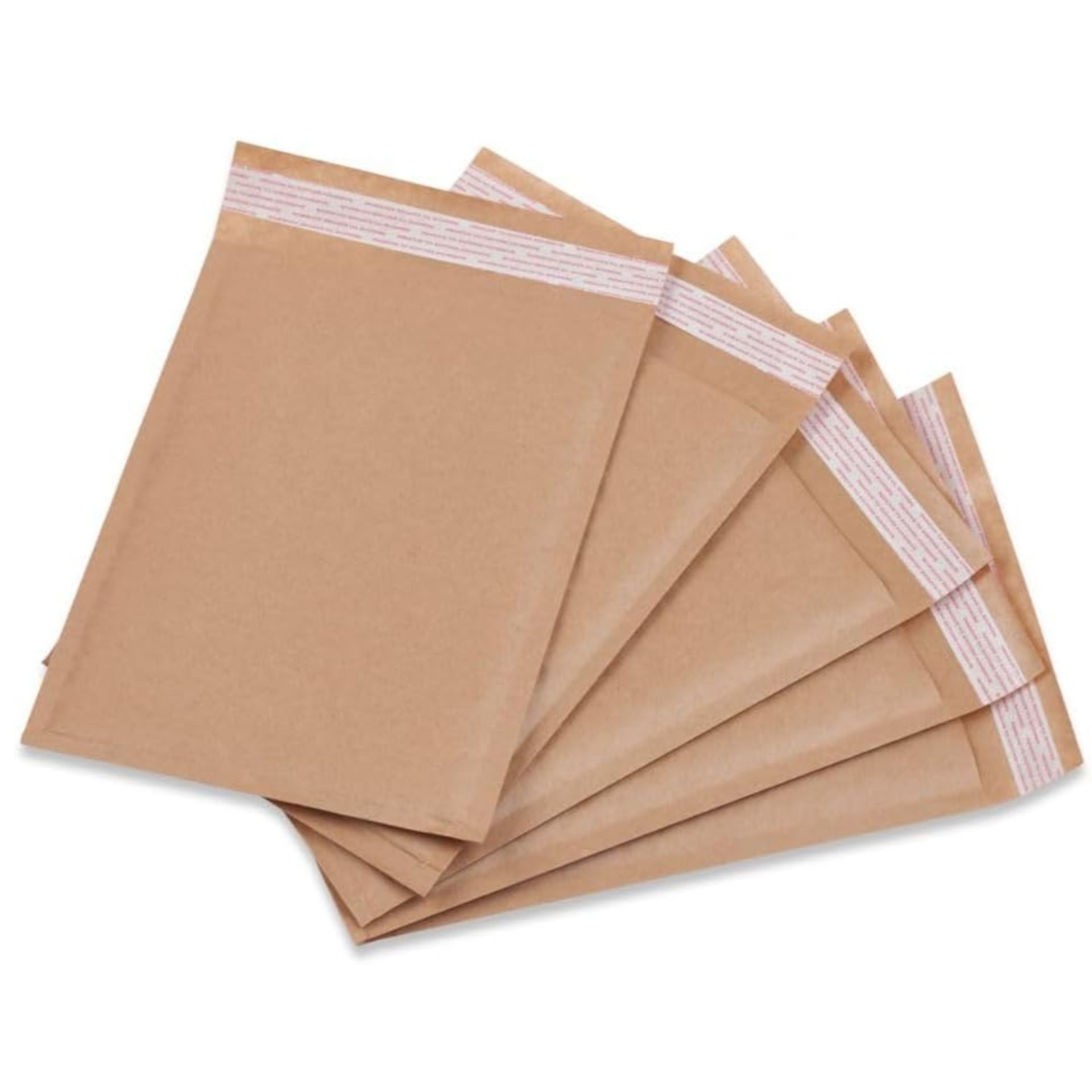 10 BOXES OF PAPER BAG ENVELOPES BUBBLE BAGS 100 PACK PEEL AND SEAL TOUGH LIGHT PADDED (120 X 165MM)