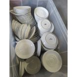 APPROX 200 MIX PORCELAIN AND POSSIBLY CERAMIC SMALL PLATES