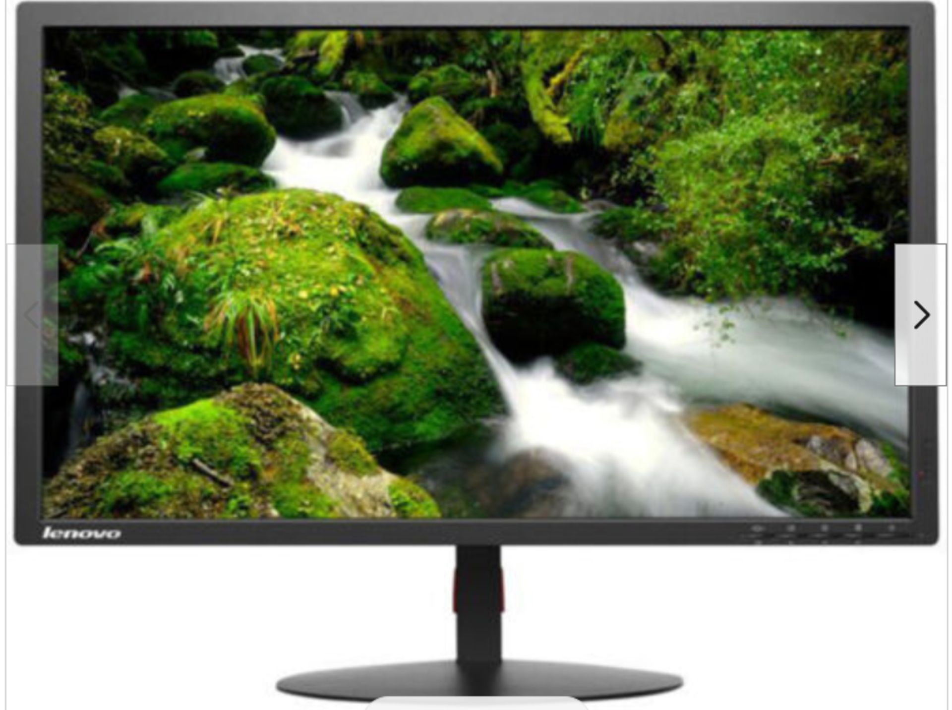 6 X LENOVO T2454PA 24" MONITORS WITH STAND