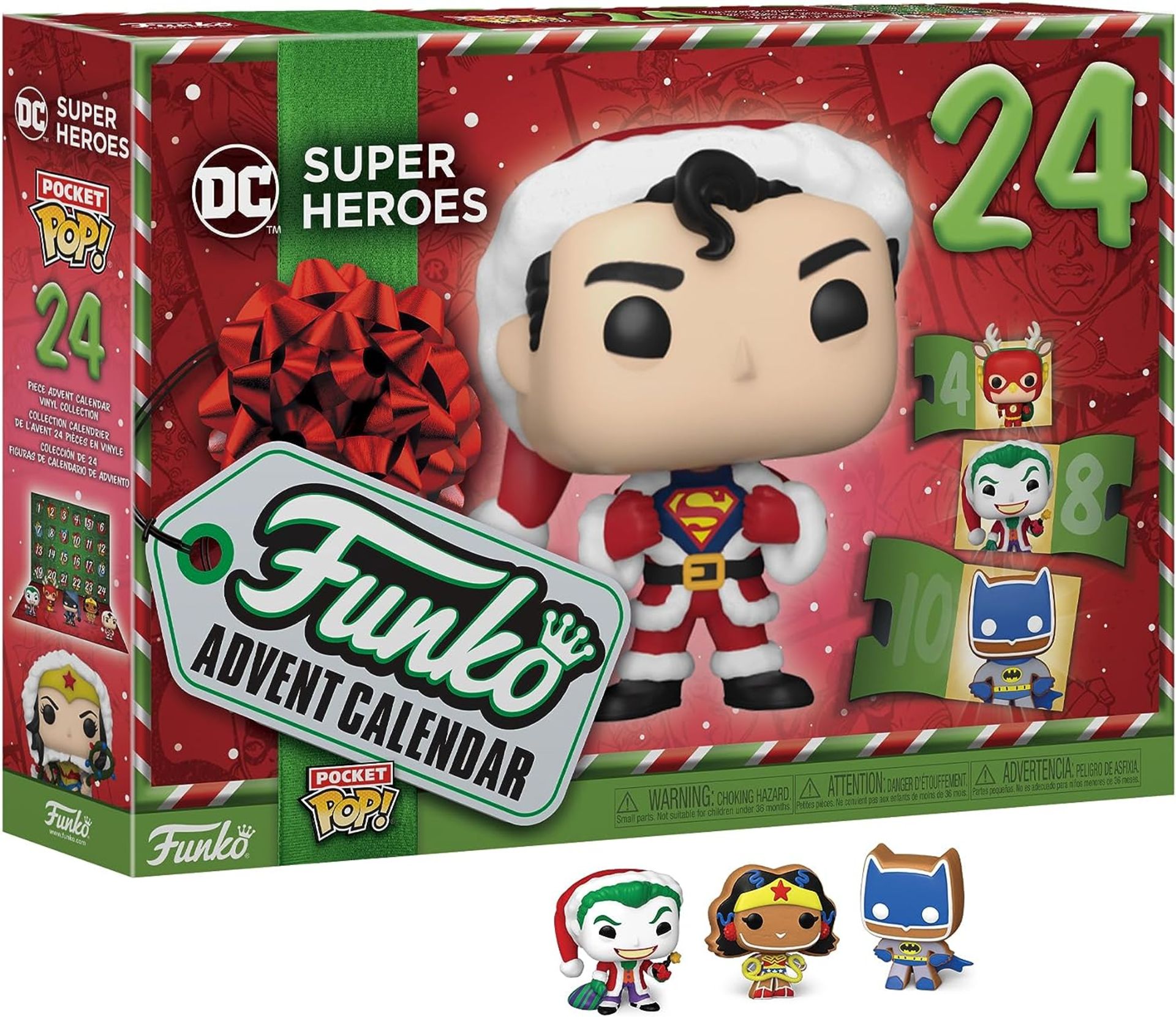 120 X DC SUPER HEROES COLLECTIBLE ADVENT CALENDAR