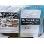 10 X BUST GRABBER DUST CLOTHS + 50 X SILVER CLEANING CLOTHES