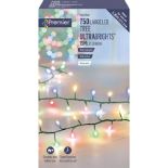 750 MULTI-ACTION LARGE LED TREE ULTRABRIGHTS WITH TIMER MULTICOLOUR XMAS LIGHTS