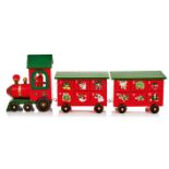 PREMIER WOODEN ADVENT CALENDAR TRAIN SET 45CM