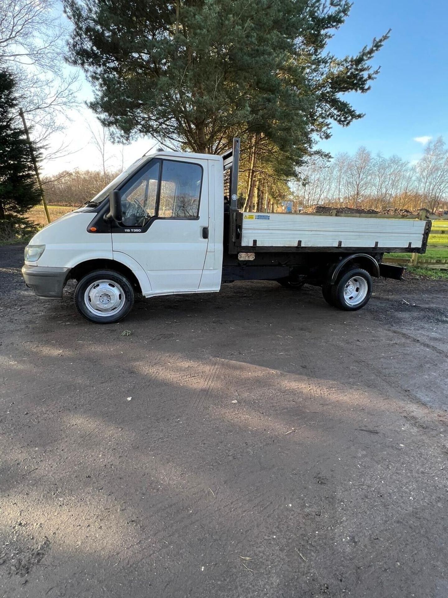 FORD TRANSIT TIPPER LORRY TWIN WHEEL TIPPING TRUCK LONG TEST MANUAL 120K 2006 - Image 12 of 14