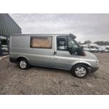 "READY FOR THE OPEN ROAD: FORD TRANSIT SILVER CAMPER (NO VAT ON HAMMER)**