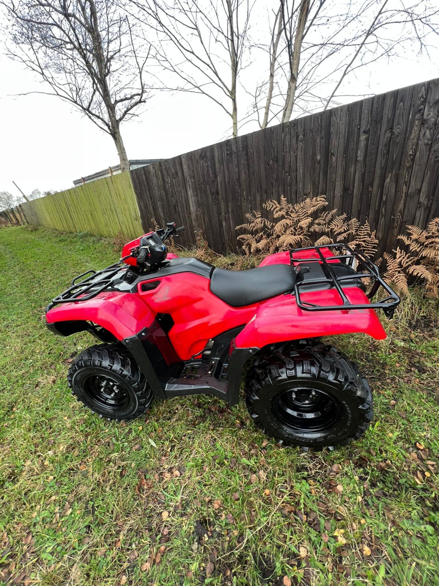 HONDA TRX 500 2X4 4X4 + DIFF LOCK LOW HOURS AND MILES START RUNS - Image 2 of 15