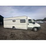 ONLY 62K MILES - THE OPEN ROAD BECKONS: 2006 PEUGEOT BOXER MOTORHOME - NO VAT ON HAMMER