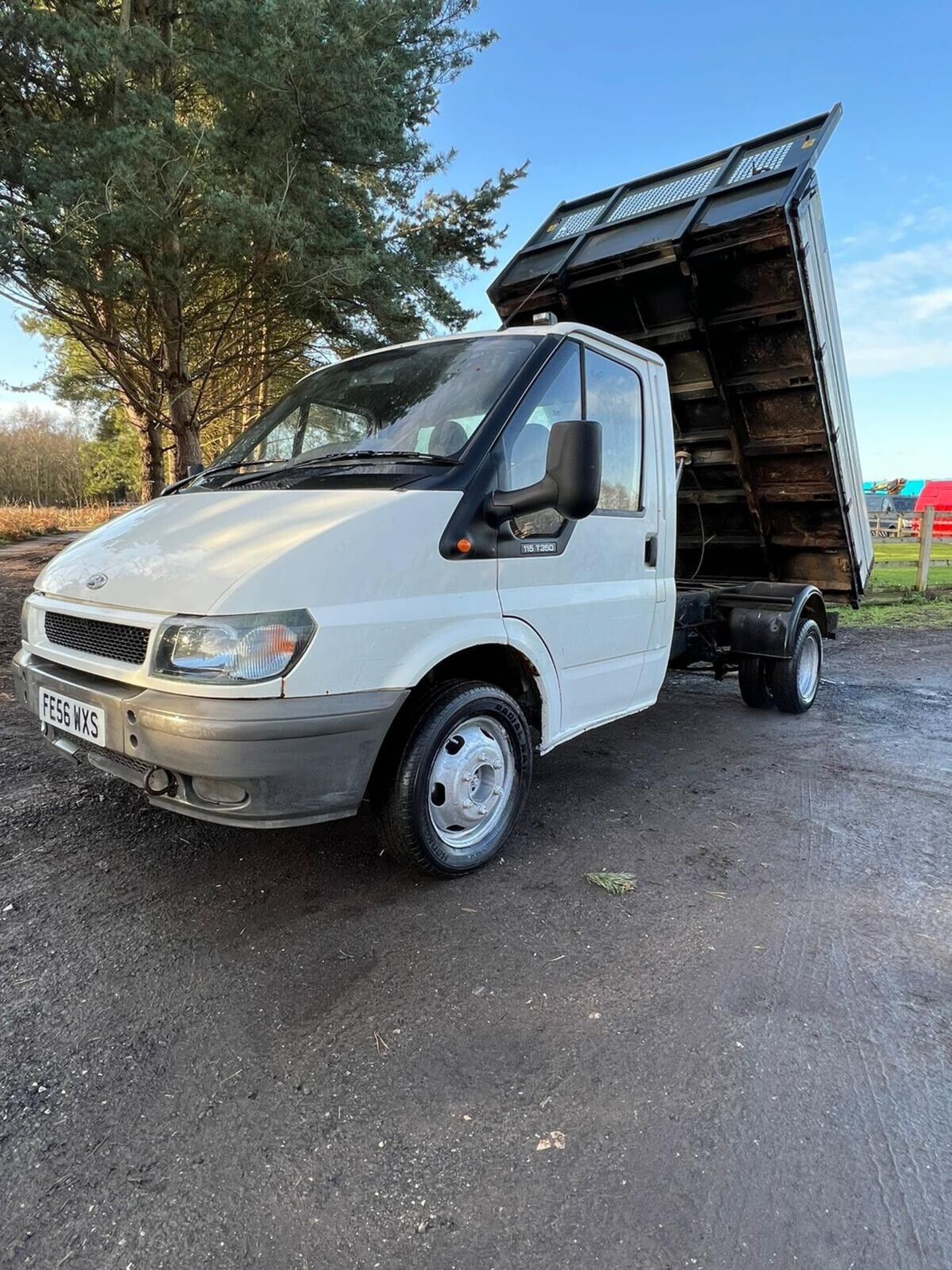 FORD TRANSIT TIPPER LORRY TWIN WHEEL TIPPING TRUCK LONG TEST MANUAL 120K 2006 - Image 7 of 14