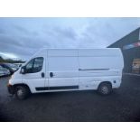 WHITE WORKHORSE: CITROEN RELAY L3 H2 DIESEL MOT: 19TH SEPTEMBER 2024 - NO VAT ON HAMMER