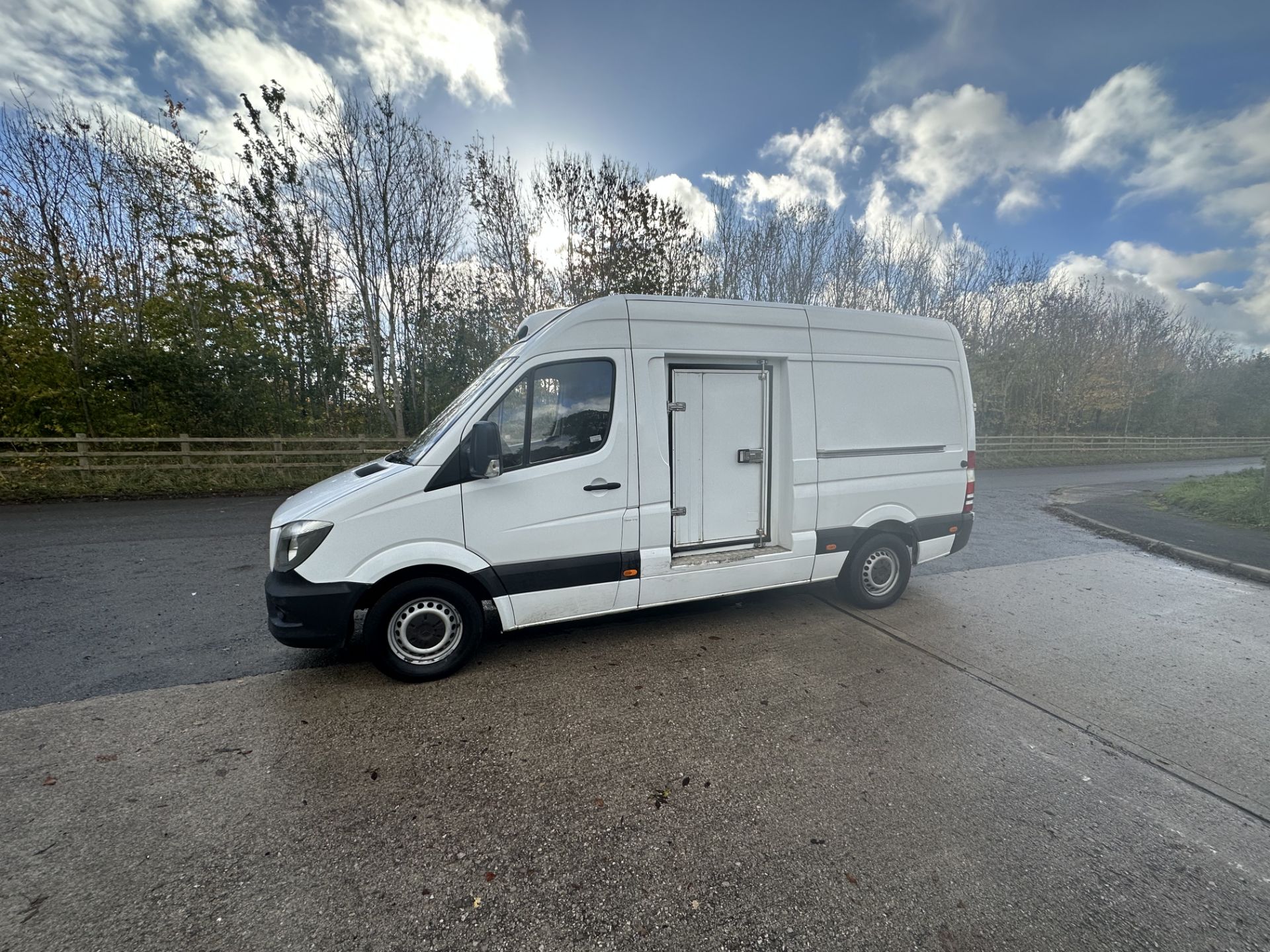 2014 MERCEDES-BENZ SPRINTER 313 CDI WHITE FRIDGE/FREEZER PANEL VAN - Image 3 of 8