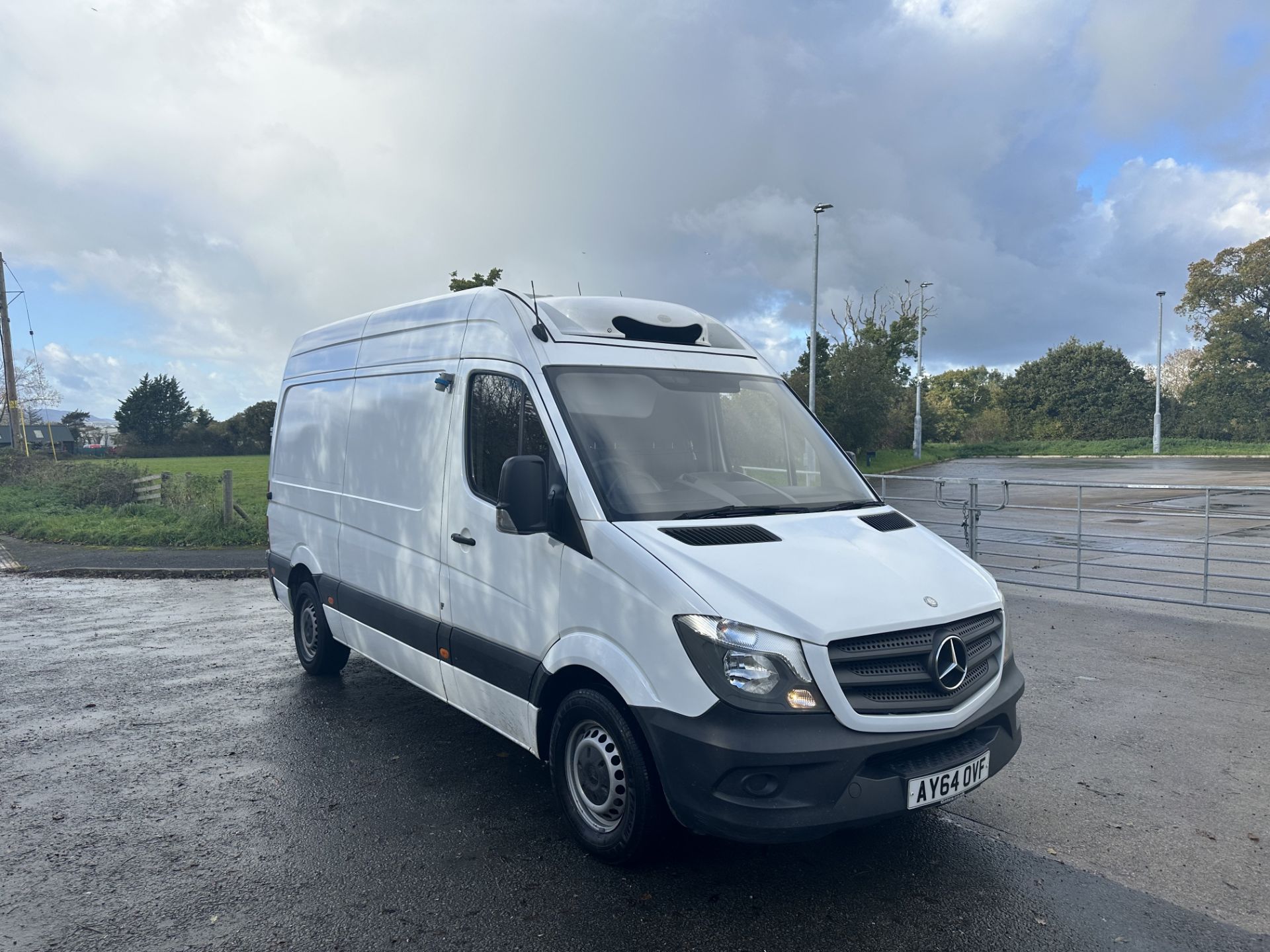 2014 MERCEDES-BENZ SPRINTER 313 CDI WHITE FRIDGE/FREEZER PANEL VAN