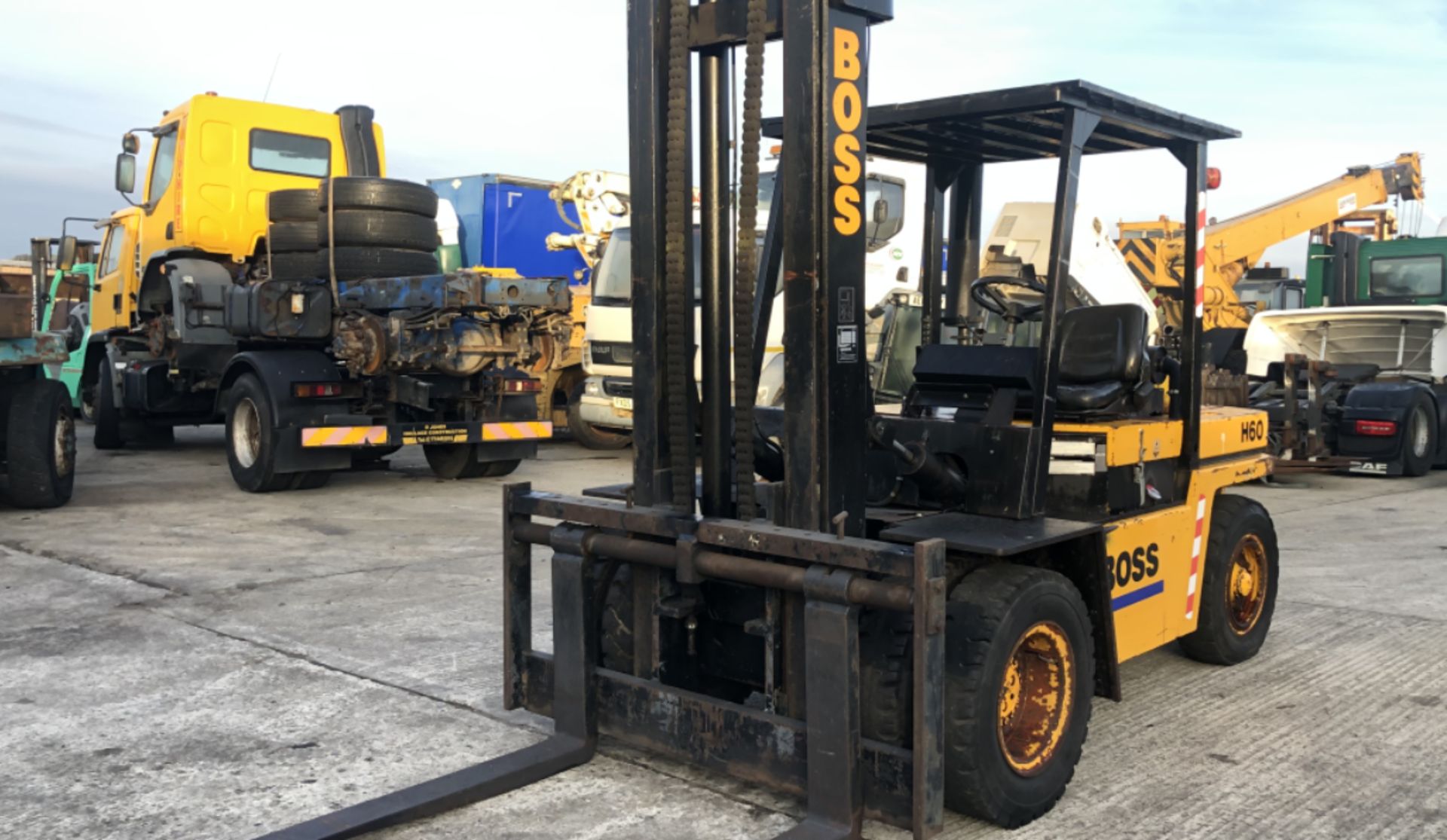 7 TON FORKLIFT BOSS H60 DIESEL - Image 2 of 6