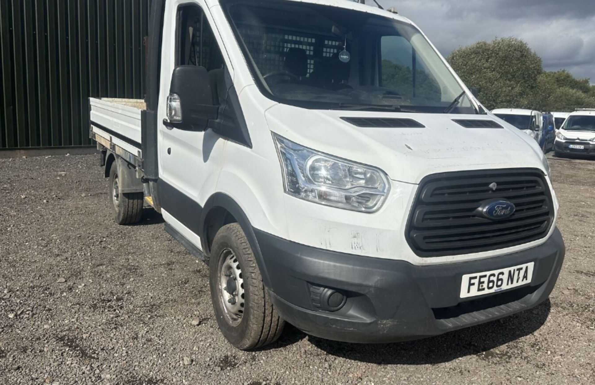 135K MILES - 66 PLATE FORD TRANSIT T310 DROPSIDE - ULEZ COMPLIANT WORKHORSE - - Image 10 of 10
