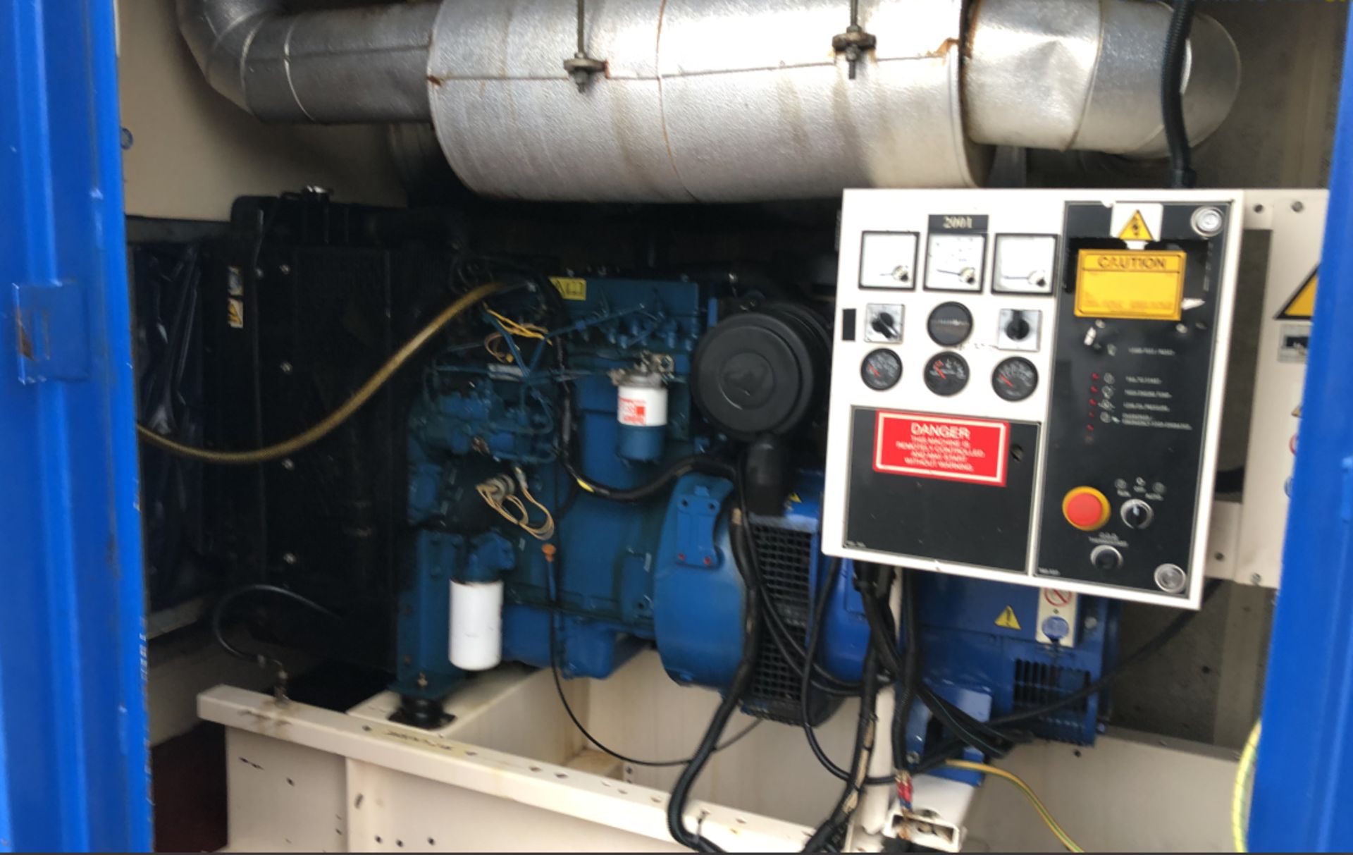 2008 DIESEL FG WILSON 45 KVA SUPER SILENT GENERATOR - Image 9 of 11