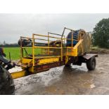 IMPACT CRUSHER MOUNTED ON A SINGLE AXLE DRAWBAR TRAILER