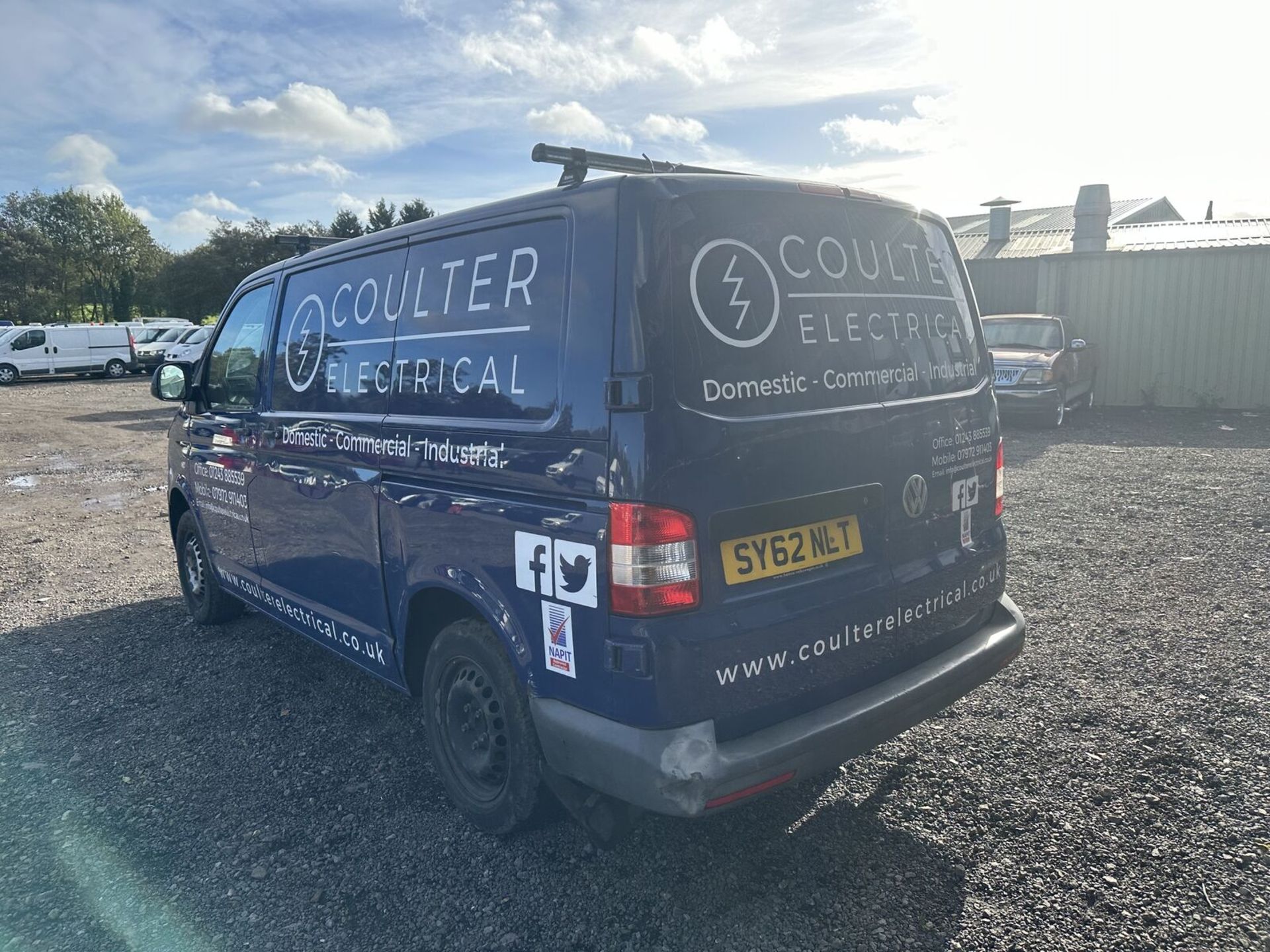 BLUE BEAUTY: 62 PLATE VW TRANSPORTER T28 102 TDI PANEL VAN - NO VAT ON HAMMER