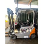 STILL RX20-16P ELECTRIC C/BALANCE FORKLIFT HOURS: 6225 DUPLEX MAST SIDESHIFT