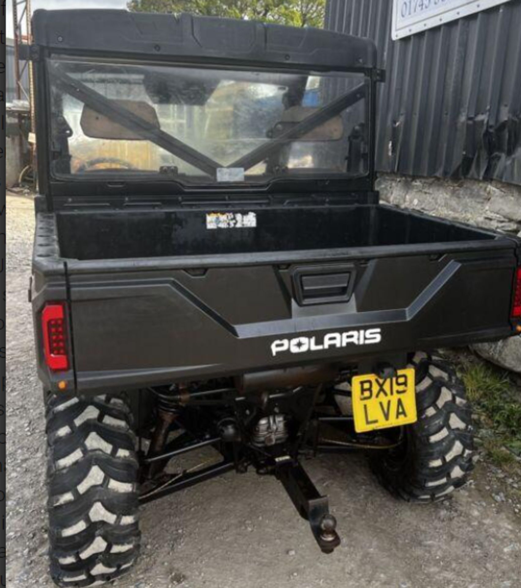 2019 POLARIS RANGER 1000DAGRI REGISTERED WITH V5 - Image 6 of 13