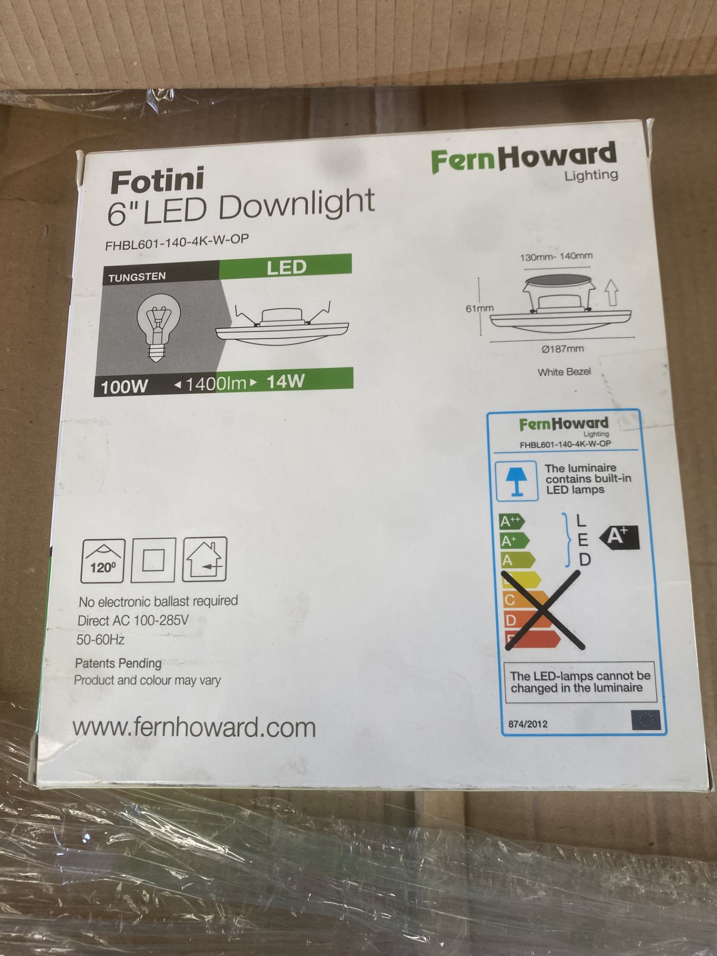 36 X 6 INCH LED DOWNLIGHT 4000K TRADE VALUE £505 - Image 2 of 2