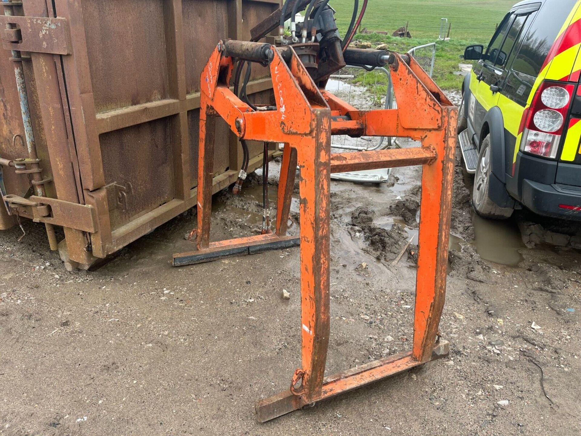 FIELDEN ROTATING BLOCK GRAB GOOD WORKING ORDER FORKLIFT TELEHANDLER WAGON - Image 2 of 6