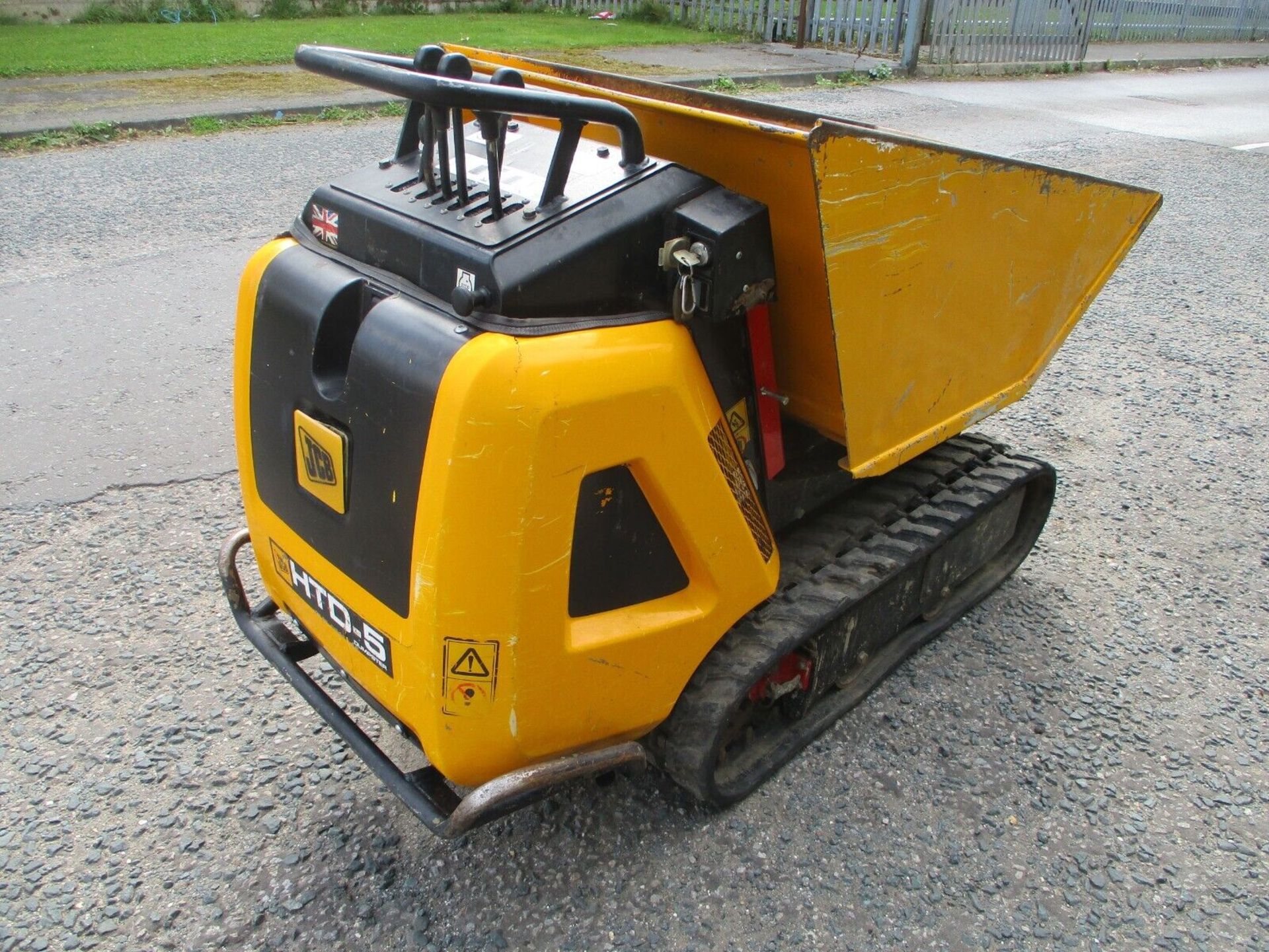 JCB HTD-5 HI HIGH TIP SKIP DUMPER TRACK TRACKED DUMPSTER - Image 2 of 9