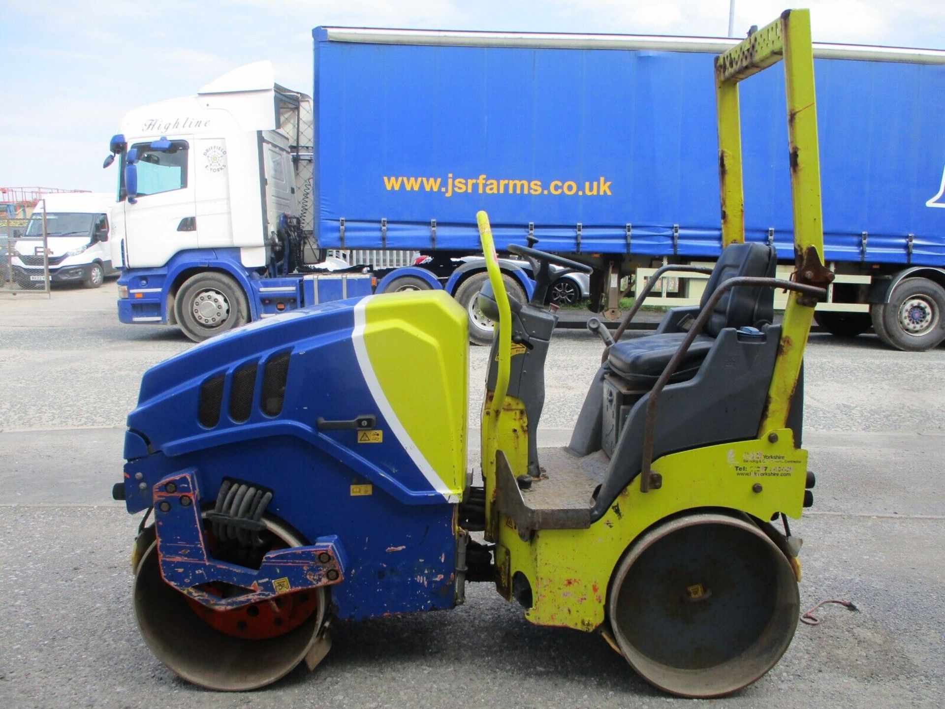 2014 HAMM HD8 VIBRATING ROLLER BOMAG 80 BENFORD TEREX 800 - Image 2 of 11