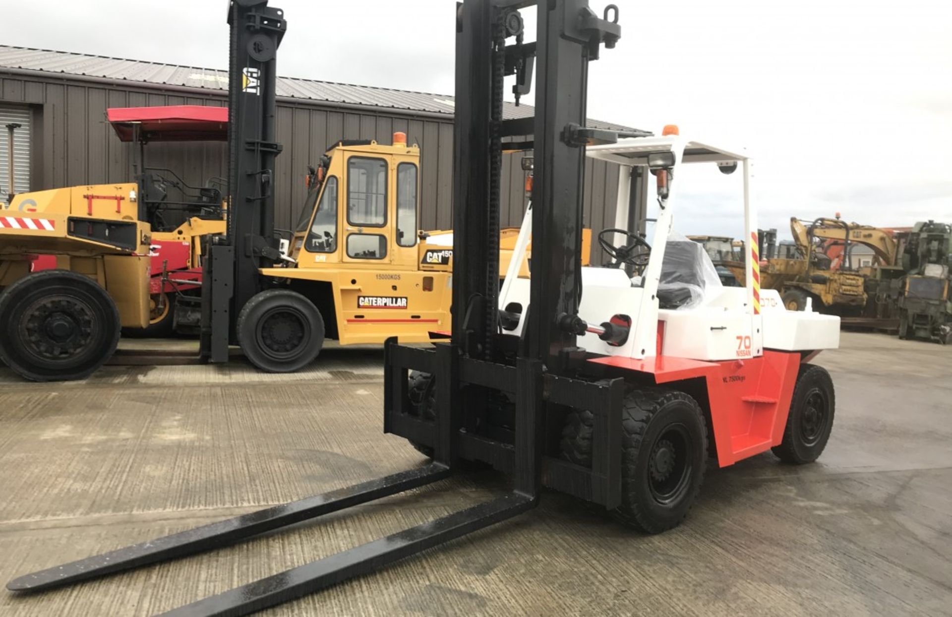 NISSAN FD 70 7.5 TON DIESEL FORKLIFT