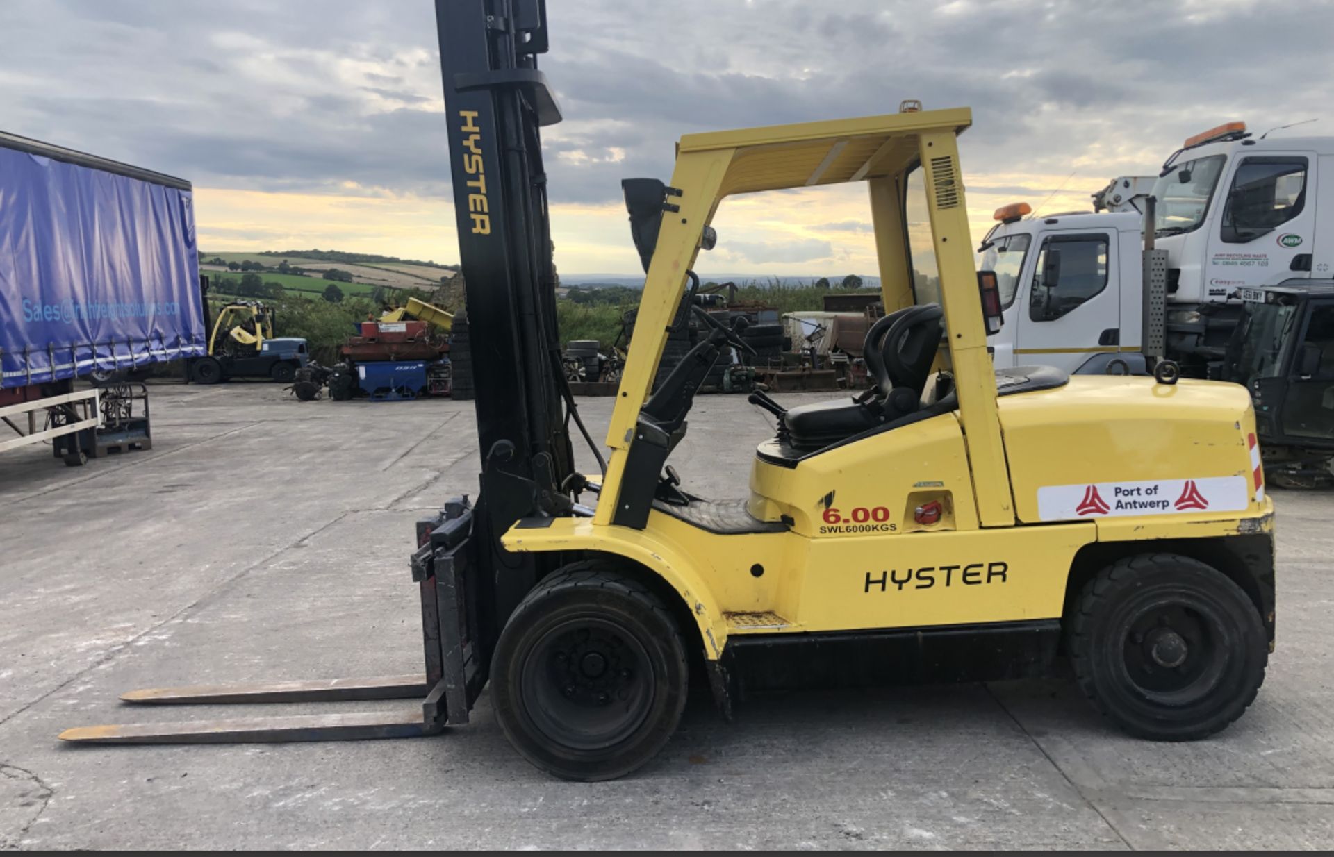 2009 HYSTER H6.00 XM 6 TON DIESEL FORKLIFT - Image 9 of 10