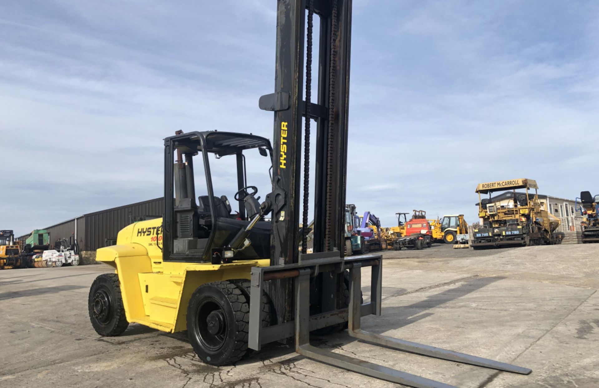 HYSTER H10.00XM ,10 TON DIESEL FORKLIFT - Image 5 of 9