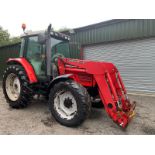 MASSEY FERGUSON 6455 TRACTOR WITH POWER LOADER 100HP