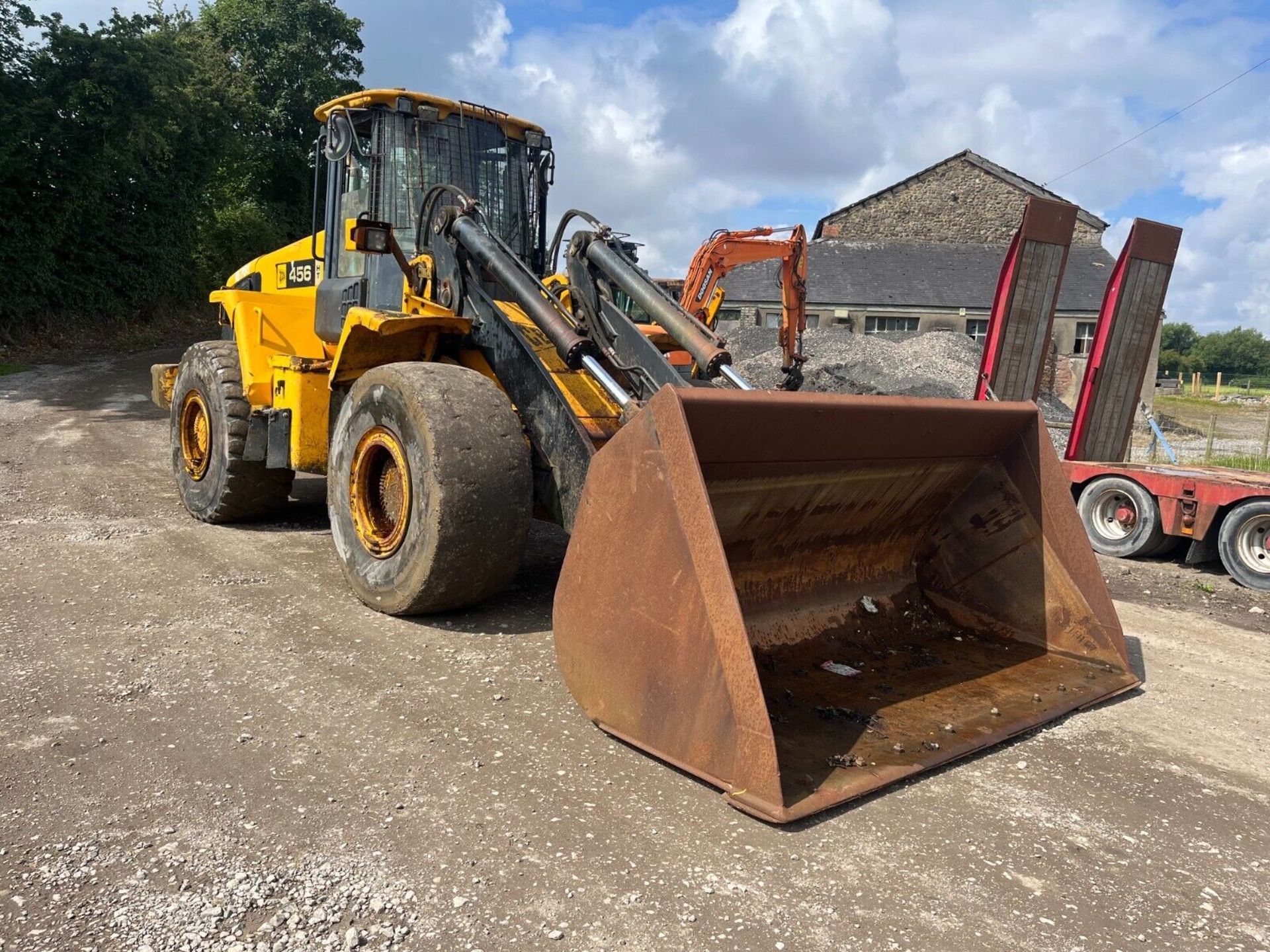 2003 JCB 456 HT LOADING SHOVEL EXCAVATOR DIGGER 20 TON WEIGHT - Image 4 of 6