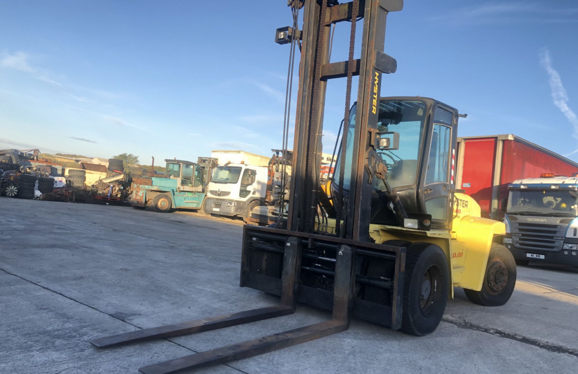 HYSTER H10.00XM 10 TON DIESEL FORKLIFT - Image 2 of 5