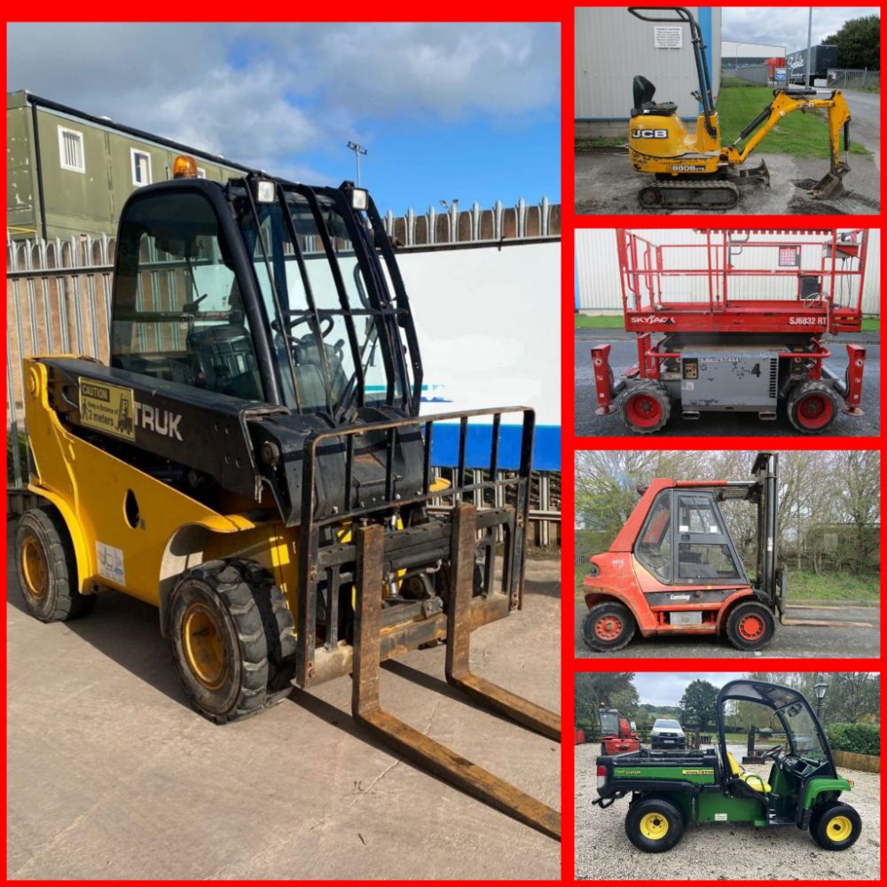 FORKLIFTS, DIGGERS, ROLLERS, TELEHANDLER, HGV, TRACTOR,AGRI, DUMPERS & PLANT Ends from Monday 20th November 7.30pm