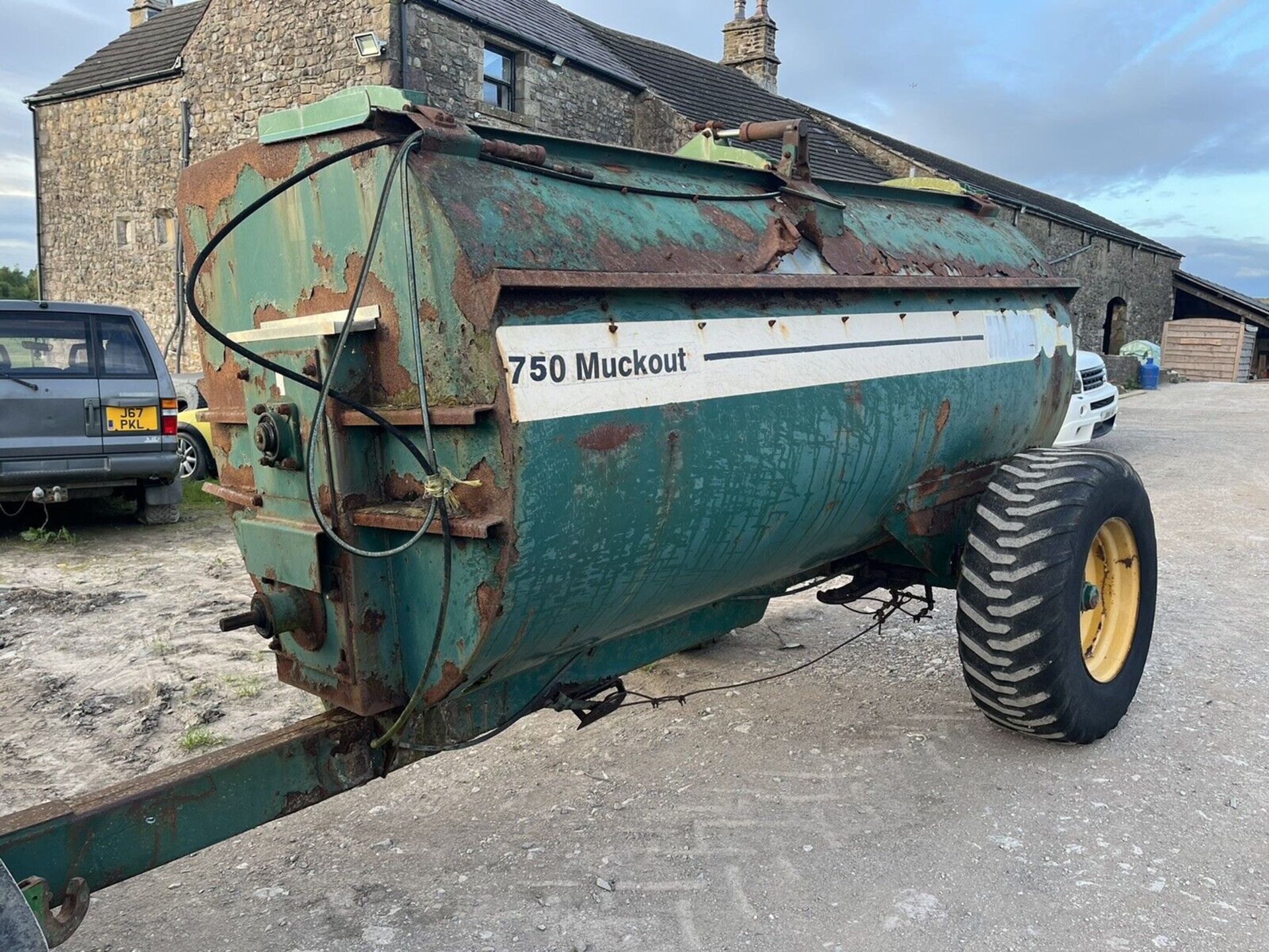 MAJOR MUCK SPREADER ROTAR SPREADER MANURE MUCK SLINGER FORD JOHN DEERE TRACTOR - Image 4 of 9