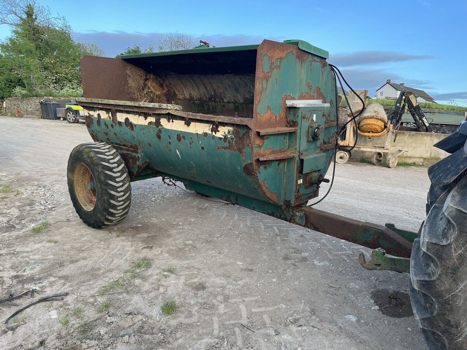 MAJOR MUCK SPREADER ROTAR SPREADER MANURE MUCK SLINGER FORD JOHN DEERE TRACTOR - Image 2 of 9