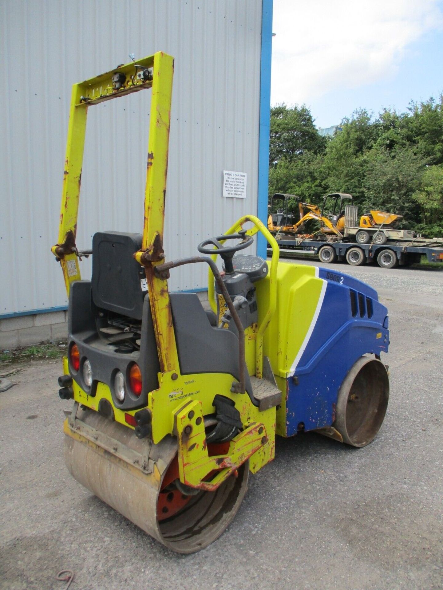 2014 HAMM HD8 VIBRATING ROLLER BOMAG 80 BENFORD TEREX 800 - Image 4 of 11