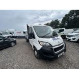 EURO 69 PLATE PEUGEOT BOXER CREW CAB DROPSIDE ONLY 114K MILES - NO VAT ON HAMMER