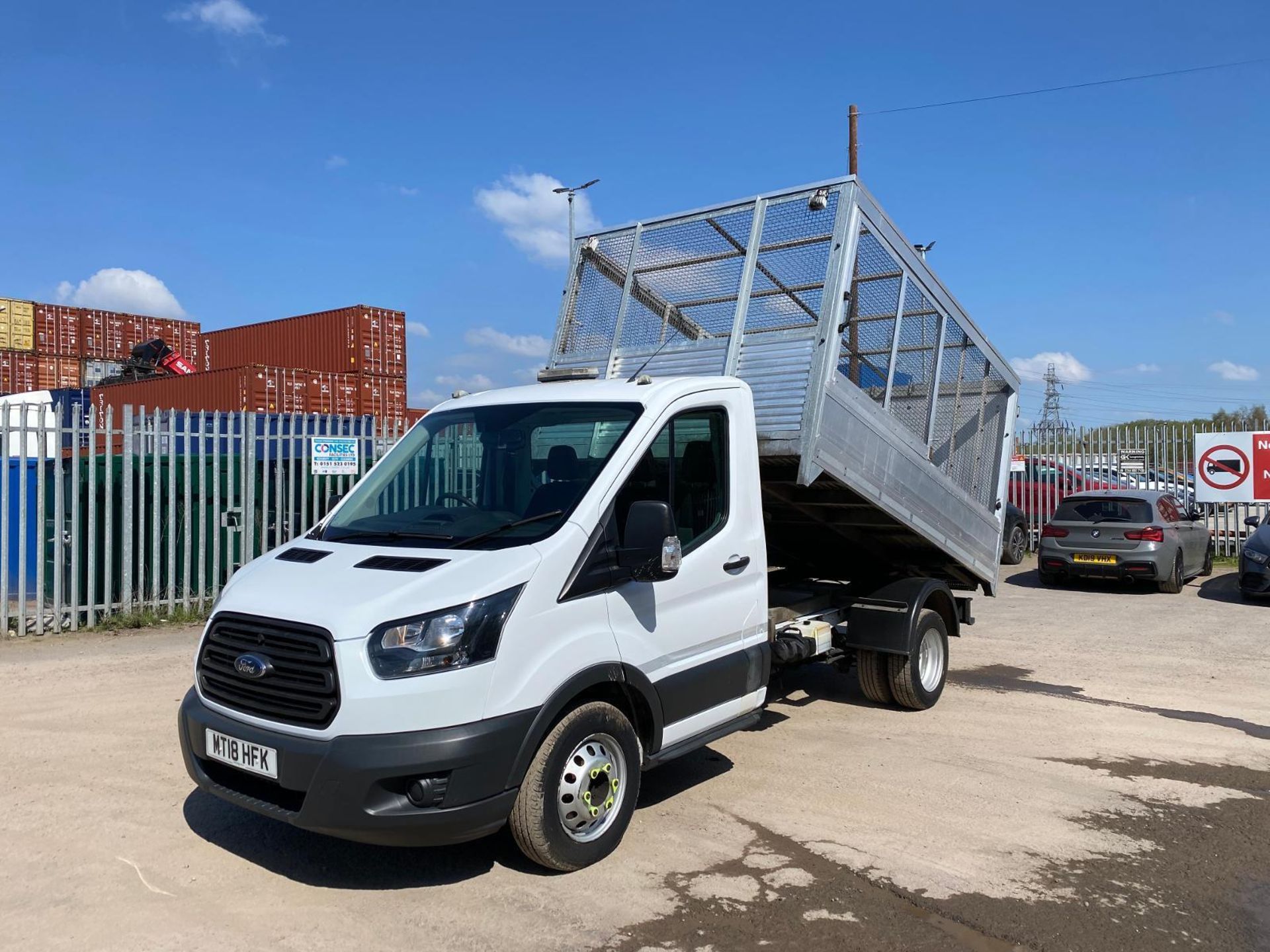 2018 FORD TRANSIT ALUMINIUM CAGE TIPPER 2.0 350 EURO6 TWIN WHEEL AD BLUE - Image 2 of 12