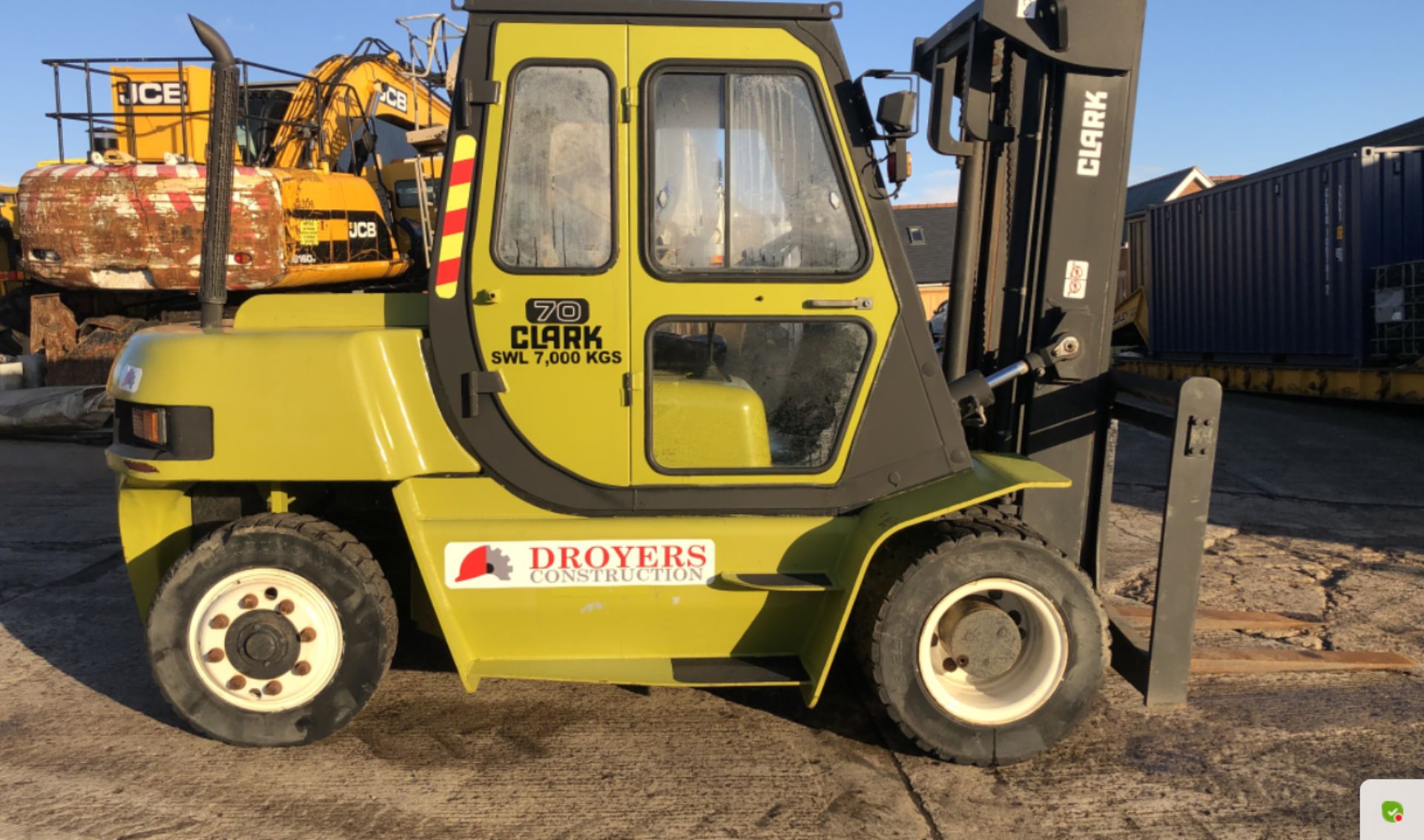 CLARK 7 TON DIESEL FORKLIFT