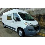 2015 RELAY CREW VAN: MOD DIRECT, LED LIGHTING, 9 SEATS