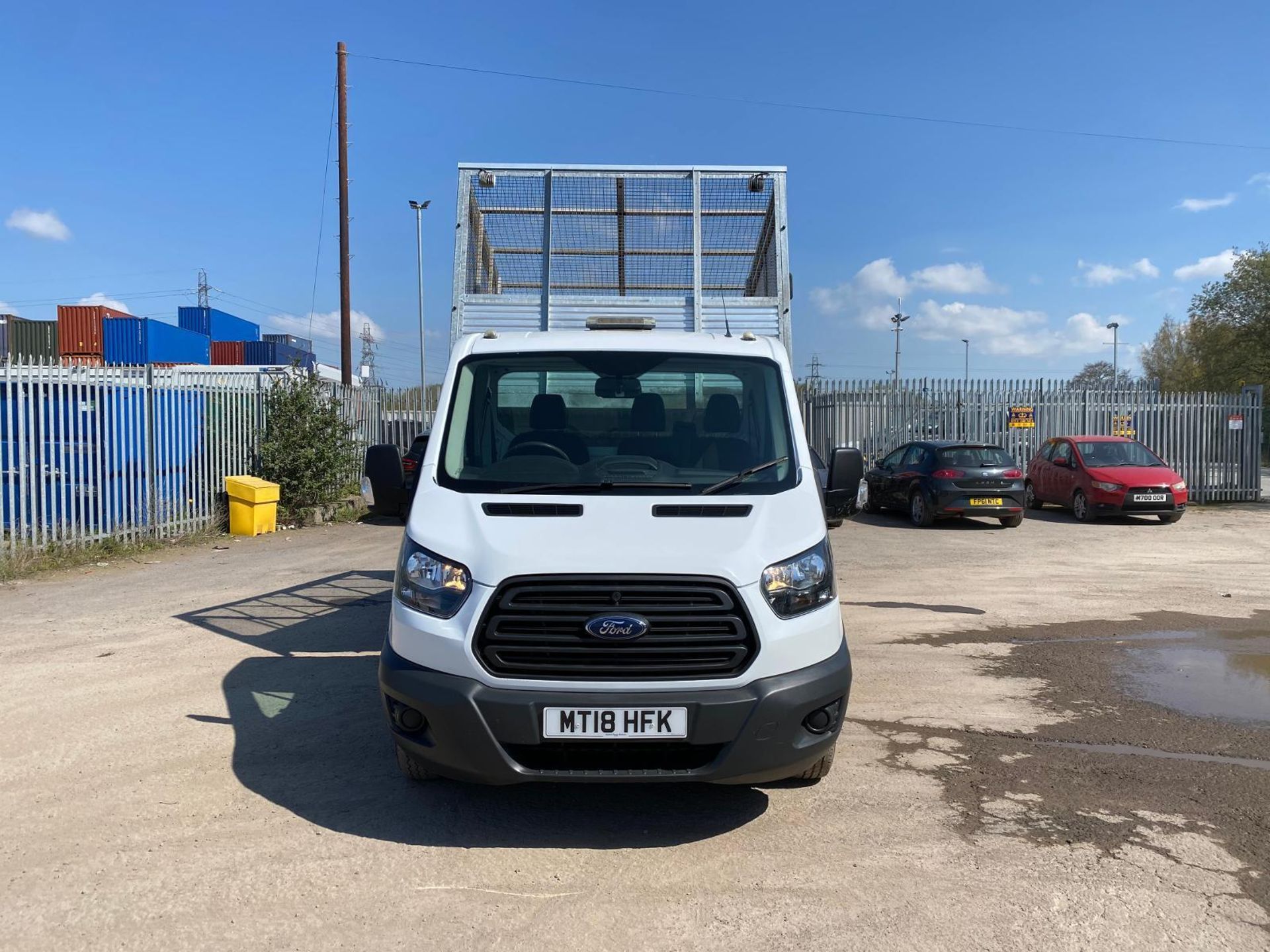 2018 FORD TRANSIT ALUMINIUM CAGE TIPPER 2.0 350 EURO6 TWIN WHEEL AD BLUE - Image 3 of 12