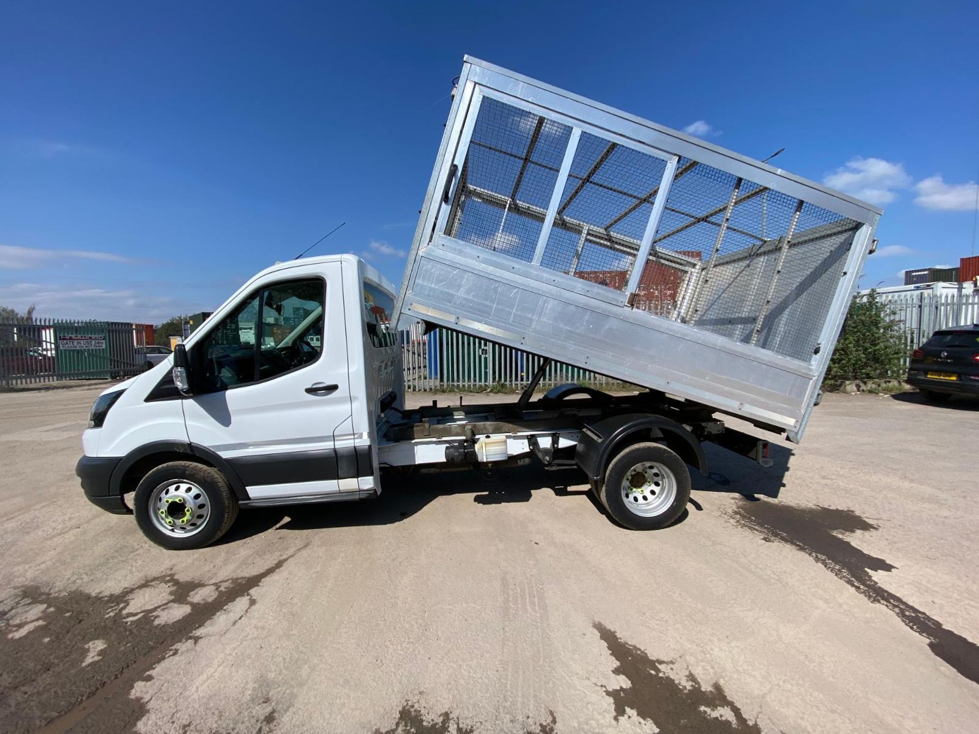 2018 FORD TRANSIT ALUMINIUM CAGE TIPPER 2.0 350 EURO6 TWIN WHEEL AD BLUE - Image 5 of 12