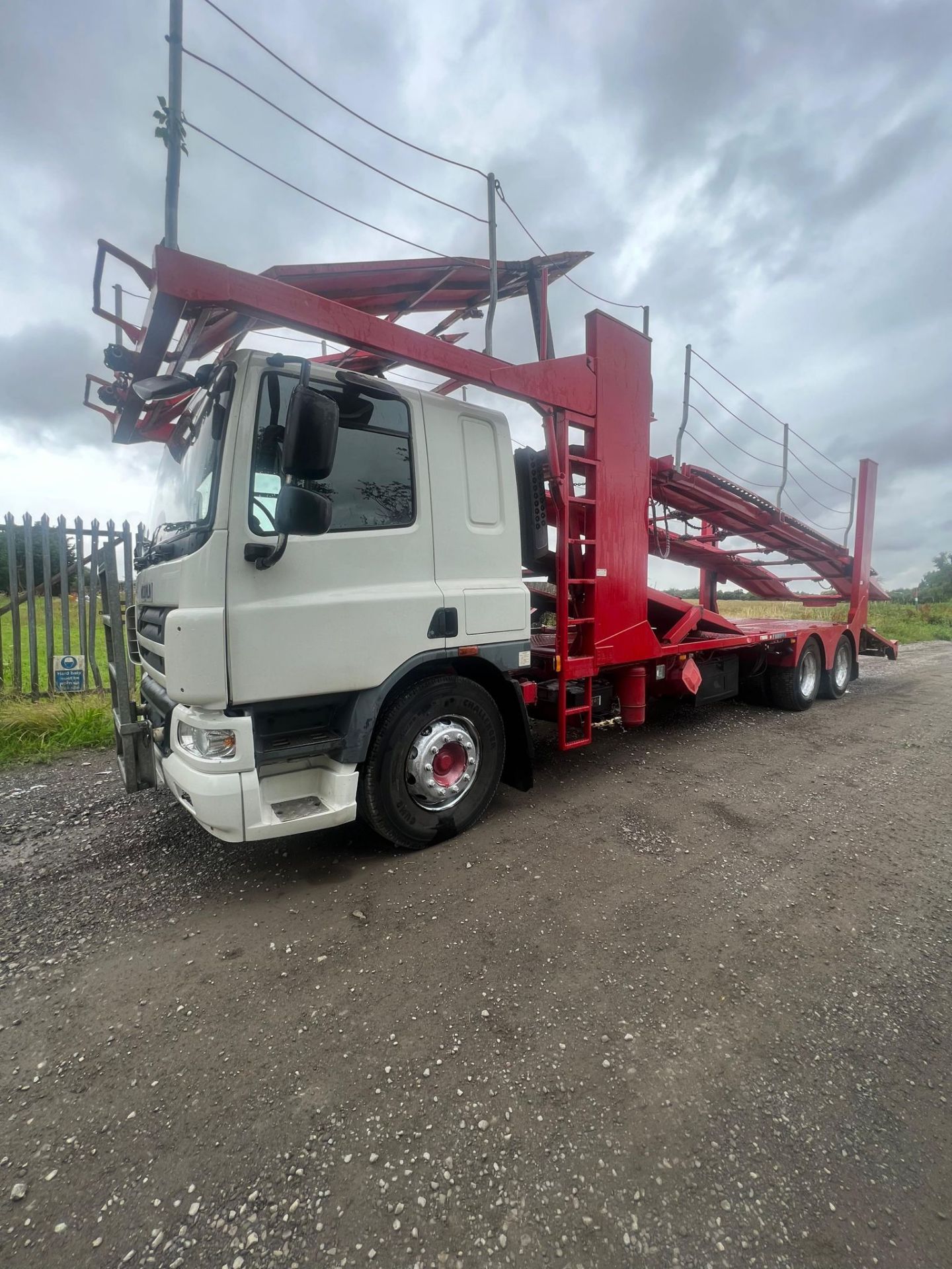 DAF CF CAR TRANSPORTER LORRY 2008