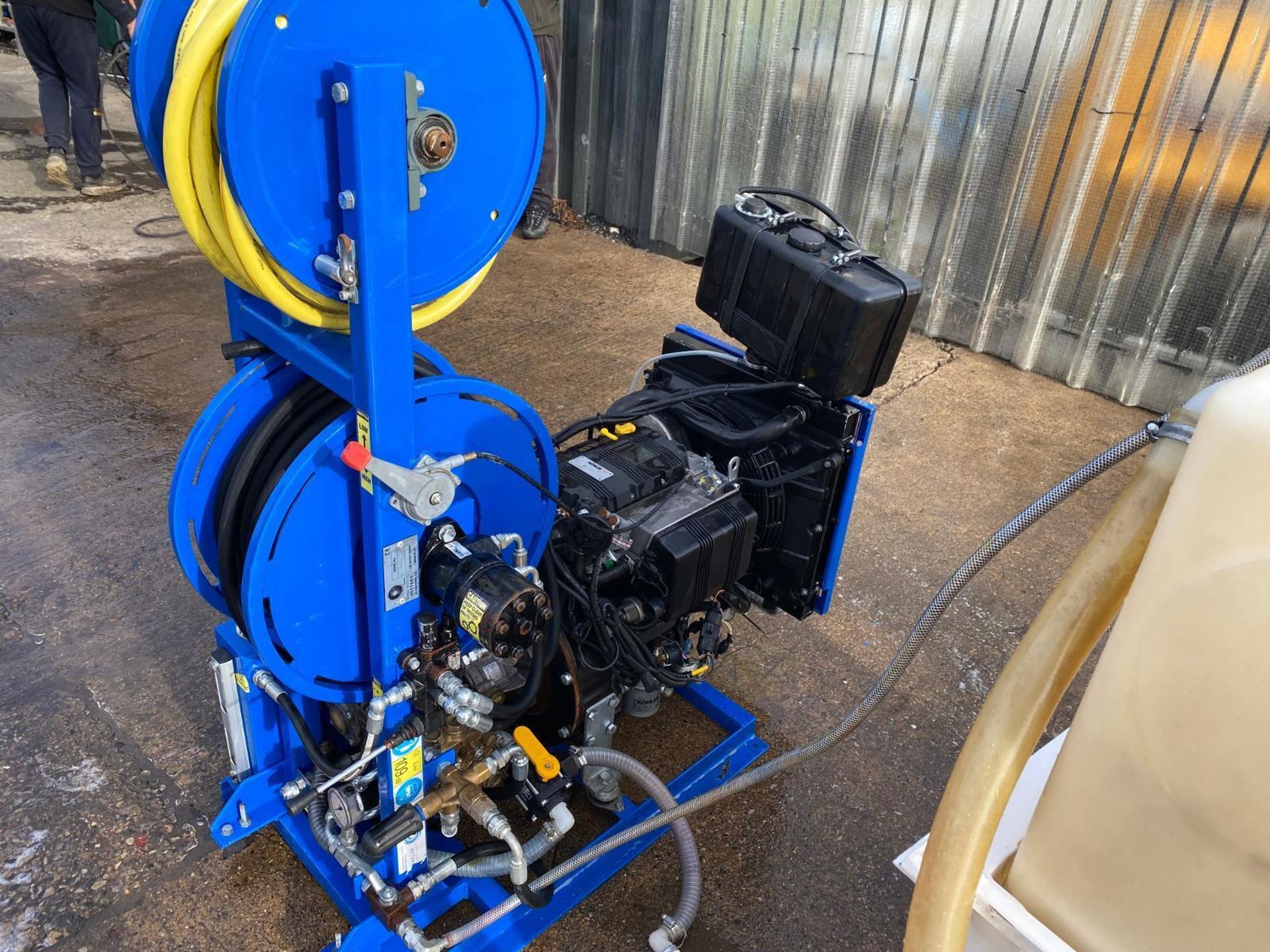 RIONED & ANDY GUEST KOHLER DIESEL HIGH-PRESSURE JETTER WITH WATER TANK (NO VAT ON HAMMER) - Image 5 of 9
