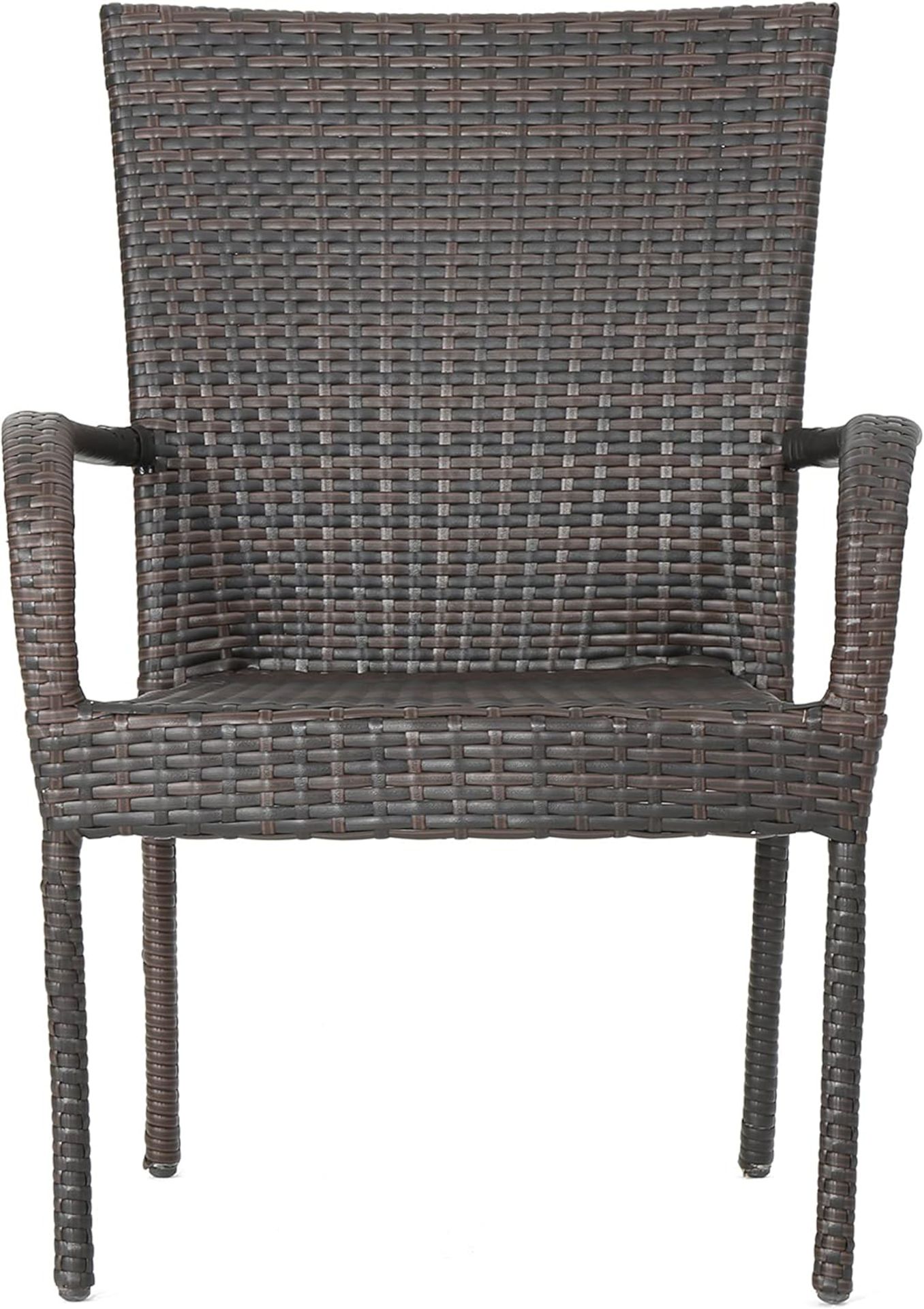 **(BRAND NEW SEALED BOX)**BROWN WICKER CHAIRS