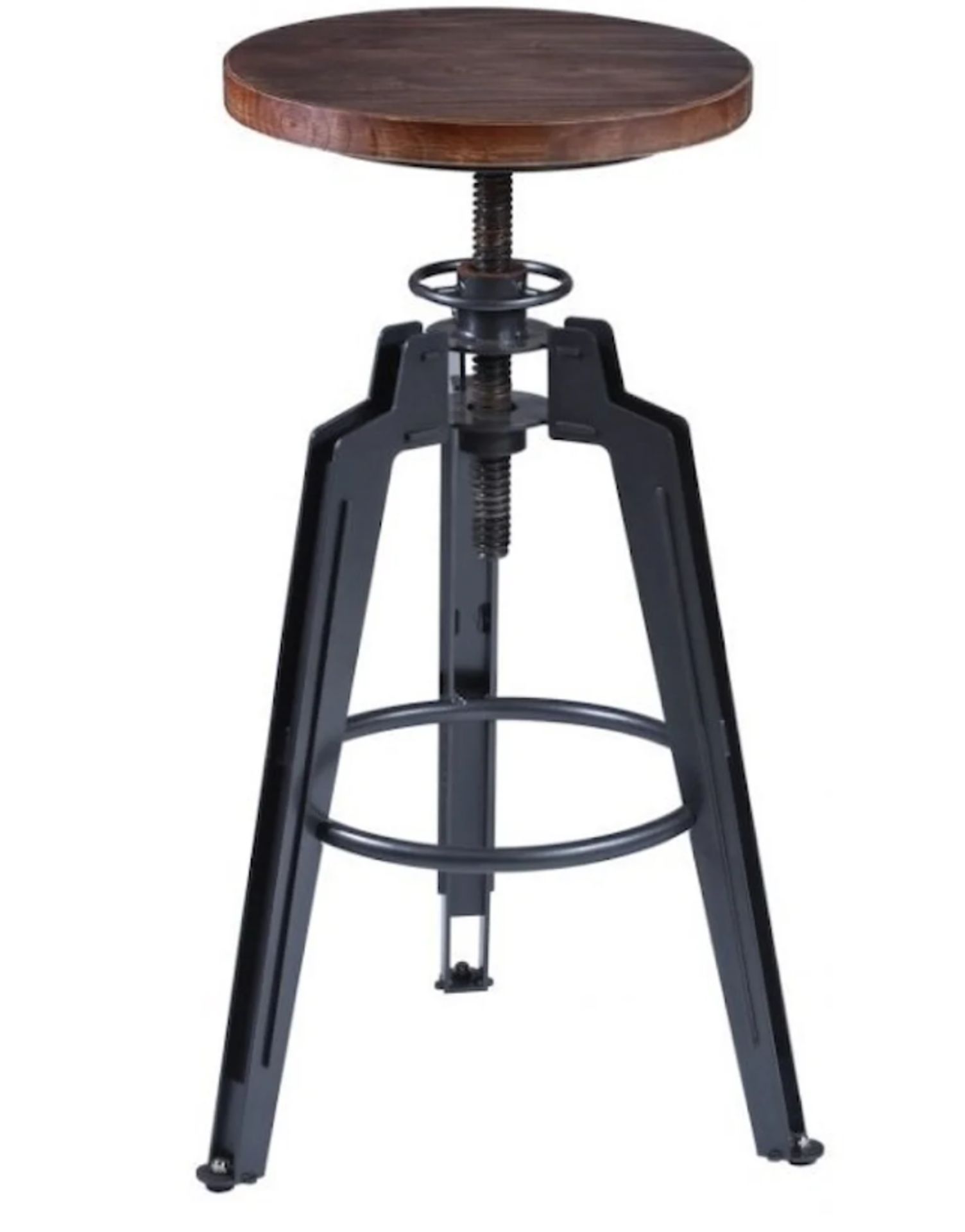 **(BRAND NEW SEALED BOX)** ADJUSTABLE SWIVEL BARSTOOL WITH METAL TRIPOD BASE